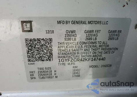1GYFZCR42KF147440